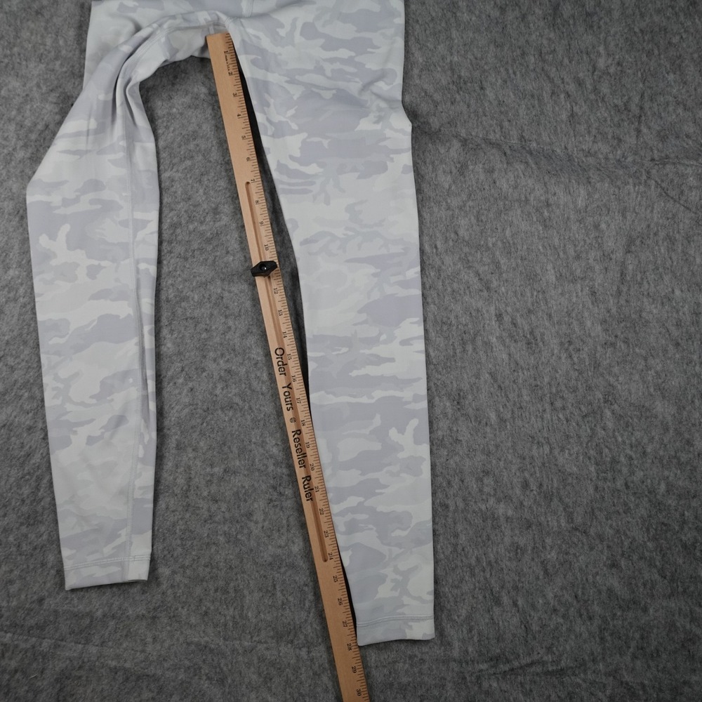Lululemon Leggings Womens 6 Gray Camo Wunder Under High Rise Tight 28" Luxtreme - Picture 2 of 10